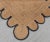 Black Scallop Edge Jute Rug 2x2 Ft. For Sale - Image 10 of 13