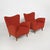 Red Lounge Chairs with Cone-Shaped Feet, 1950s, Set of 2 For Sale - Image 15 of 15