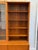 Brown Mid 20th Century Danish Modern Teak Bookcase & Display Cabinet by Poul Hundevad With Sliding Glass Doors For Sale - Image 8 of 10