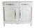 Mid-18th Century French Louis XV Period Painted Buffet with Drawers and Doors For Sale