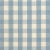 Sample - Schumacher Camden Cotton Check Fabric in Chambray For Sale