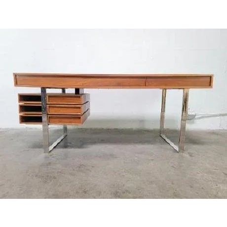 Cliff Young Boxeo Office Writing Desk With Storage For Sale - Image 10 of 13