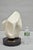 Morton Gaffin Untitled 1992 Modernist Carved White Alabaster Abstract Sculpture on Revolving Pedestal. We were unable to...