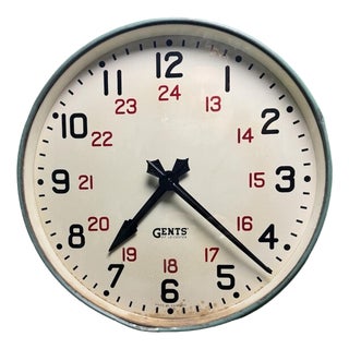 Welsh Railway Clocks by Gents of Leicester, 1950s For Sale