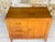 Vintage, oak storage cabinet with drawers circa 1950s piece is made of wood and has golden oak veneer finish. it has a...
