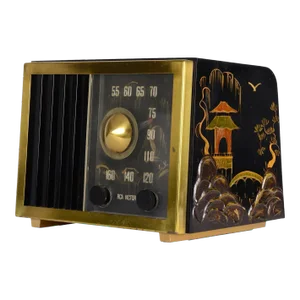 1948 Hand Painted Rca Victor 75-X-17 Tube Radio
