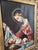 Antique 19th Century Baby Jesus Oil Painting Madonna Del Velo After Carlo Dolci For Sale - Image 16 of 17