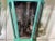 Green Pair of Powder Coated Aluminium Wall Lantern For Sale - Image 8 of 12