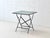 Metal Vintage Folding Table in Metal with Cast Iron Frames, 1950s For Sale - Image 7 of 16