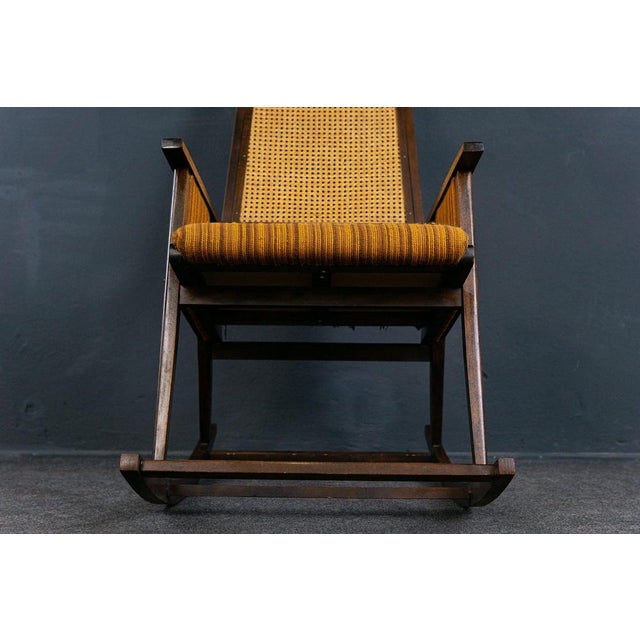 Vintage Yellow Rocking Chair For Sale - Image 5 of 16