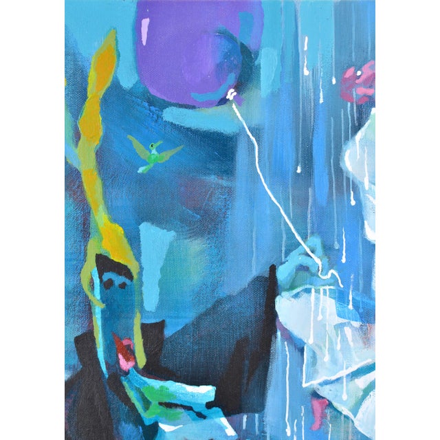 Rauls Zitmanis, Dream of the Little Prince, 2011, Acrylic Painting on Canvas For Sale - Image 8 of 10