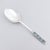 A fine set of 6 English silver and enamel demitasse spoons Designed by Bernard Cuzner for Liberty & Co. In sterling...