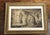 Witchcraft scene, ink and white lead on paper. 17th-century Nordic artist. Interesting watercolor and white lead ink...