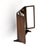 1930s Vintage Military Campaign Style Vanity Mirror, 1930 For Sale - Image 5 of 9