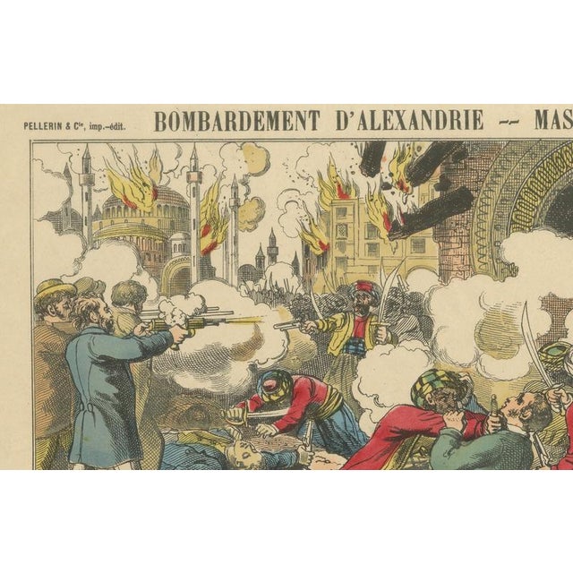 Egypt Crisis Battle Scene, 1882, Paper For Sale - Image 4 of 10