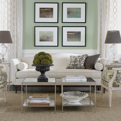 Pair of Attributed Ethan Allen Two-Tier Mirrored Side Tables For Sale - Image 15 of 15
