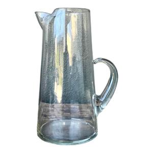 Vintage Boho Blown Glass Pitcher