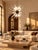 Sputnik Light with 50 Clear Glass Prisms from Justfurnituress SRL For Sale - Image 9 of 10