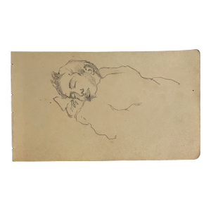 1907 Portrait of a Sleeping Japanese Man