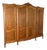 Vintage French Louis XVI Style Carved Oak 4-Door Armoire For Sale