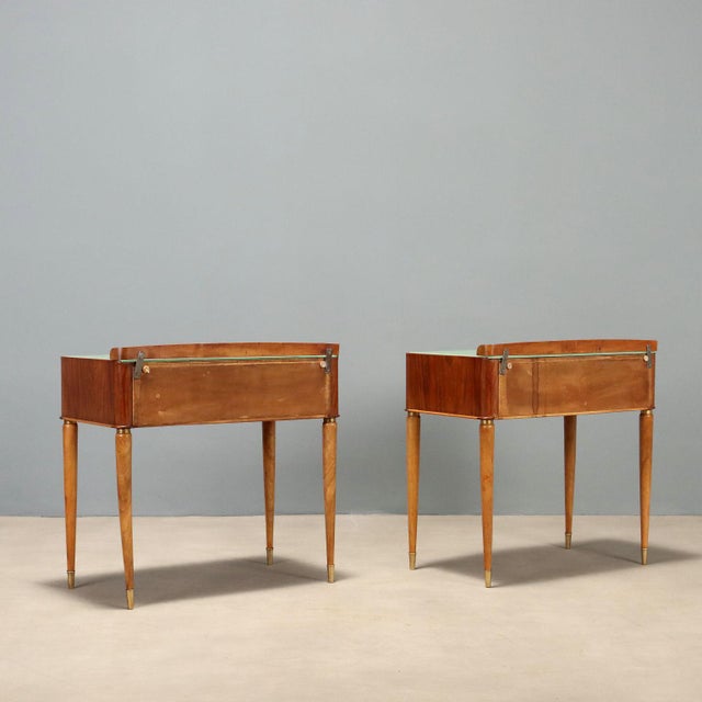 Vintage Nightstands with Drawer, 1950s, Set of 2 For Sale - Image 10 of 11