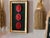 Classical Georgian Inspired Red Cast Emperor Profile Set on the Green Velvet & Gilt Frame For Sale - Image 10 of 11