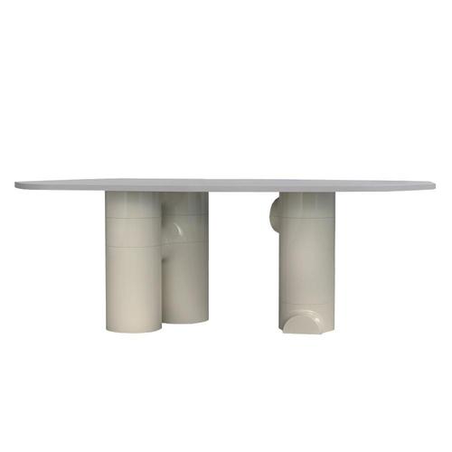 Luo table 3 pieds laqués one of a kind by manufacture xxi dimensions: w 300 x d 120 x h 75 cm. Materials: moulded mineral...