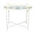 Chinoiserie Scalloped Ginger Jar Tray Table in Ivory/Blue For Sale - Image 3 of 3