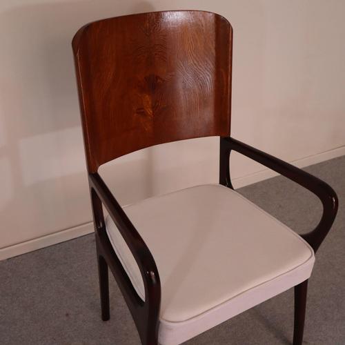 High Back Chair in Maple, Italy, 1950s For Sale - Image 5 of 6