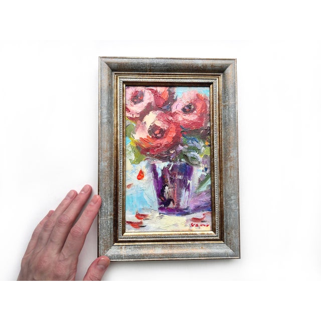 Hello, my name is Valeriya Serova, I am a professional artist. This is a framed original painting, NOT a copy or print....