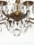 Antique 8 Arm Sweet Sensational Brass Cut Lead Glass Crystal Chandelier For Sale - Image 12 of 15