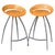 Jonas Fisch 1990s Post-Modern Attributed to Jonas Bohlin for Magis "Lyra" Bar Stools – Italian Modernism For Sale - Image 4 of 7