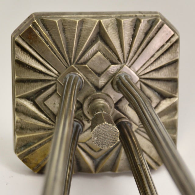 Art Deco French Pendant Lamp by David Gueron for Verrerie Dart Degué, 1920s For Sale - Image 11 of 12