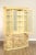 Chinoiserie Drexel 'Et Cetera' Chinoiserie Decorated Breakfront China Cabinet For Sale - Image 3 of 12