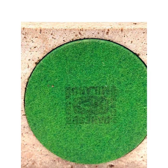 Travertine Desk Organizers by Enzo Mari for Danese, Italy, 1970s, Set of 2 For Sale - Image 13 of 17