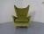 Italian Mohair Wingback Chair, 1950s For Sale - Image 12 of 12