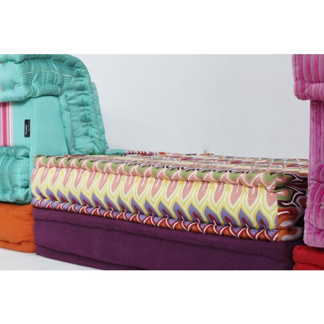 Mah Jong Sofa by Hans Hopfer and Kenzo Takada for Roche Bobois, 1970s, Set of 11 For Sale - Image 12 of 16