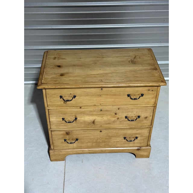 Antique Pine Three Drawers - Chest of Drawers From England We found this chest of drawers in southern England. Notice the...