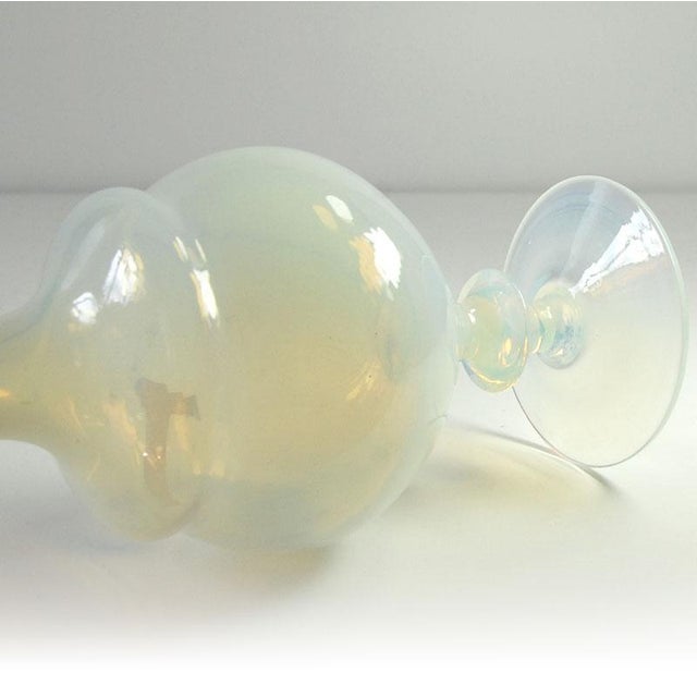 1960s Italian Glass Vase from Opalina Fiorentina, 1950s For Sale - Image 5 of 8