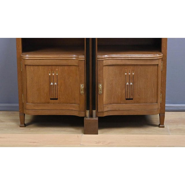 Vintage Art Deco Oak Buffet, 1930 For Sale - Image 12 of 18