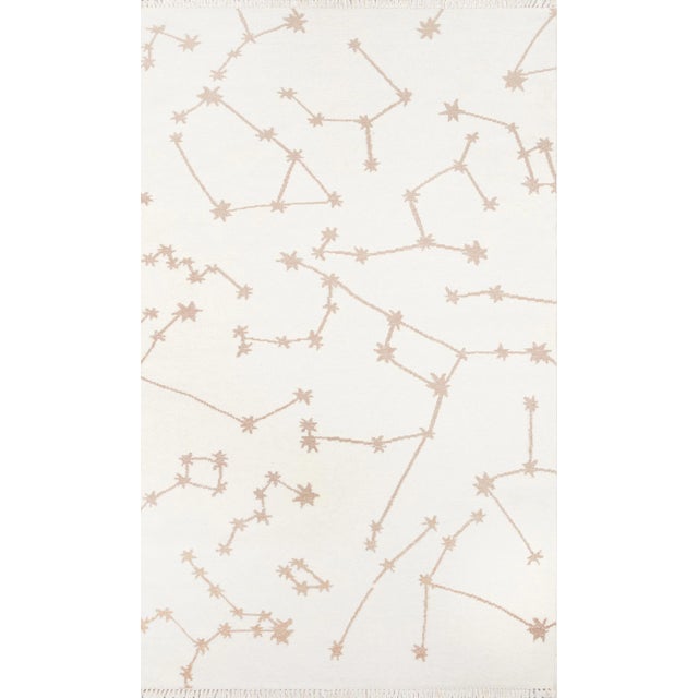 Novogratz by Momeni Jem Stella in Ivory Rug - 4'X6' For Sale