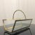 1970s Vintage Brass & Glass Magazine Rack Holder For Sale - Image 5 of 11