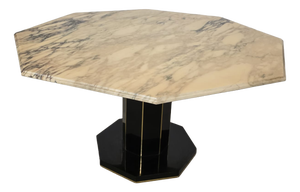 Octagonal Marble Table, 1970s