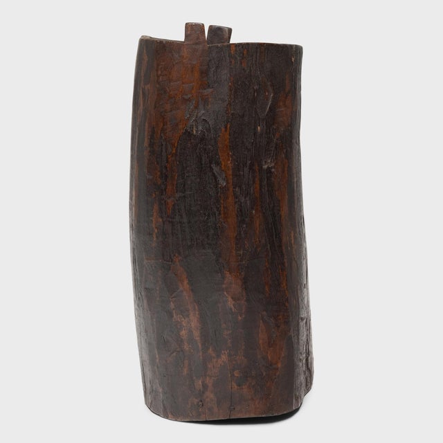 This rustic wooden container dates to the early 20th century and was once used to store dry goods or household items in a...