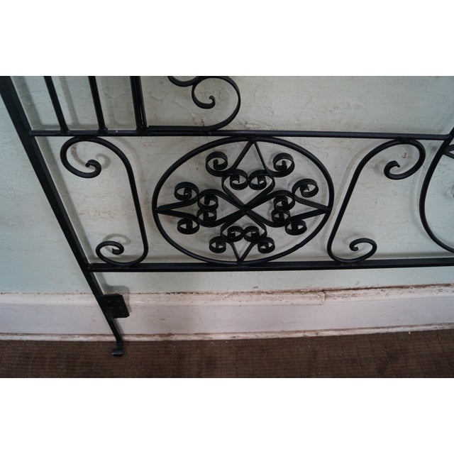 Ornate Scrolled Wrought Iron King Size Headboard Chairish