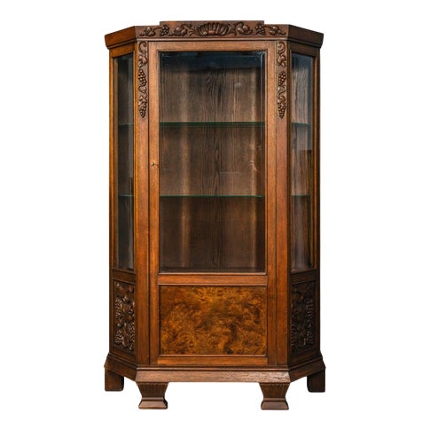 Early 20th Century Art Nouveau Display Cabinet from Möblinger For Sale