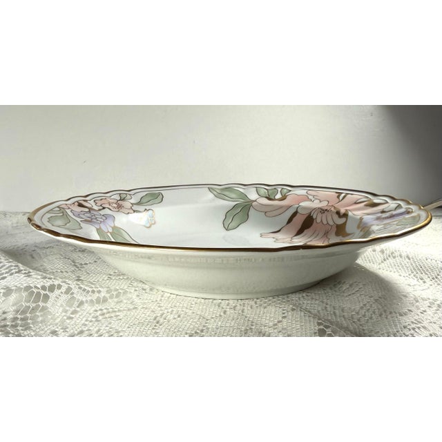 Vintage Fitz & Floyd Fleur Fantasia Serving Bowl For Sale In Washington DC - Image 6 of 8