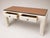 Italian Italian Painted & Carved Leather Top Desk or Console, Style of John Dickinson For Sale - Image 3 of 8