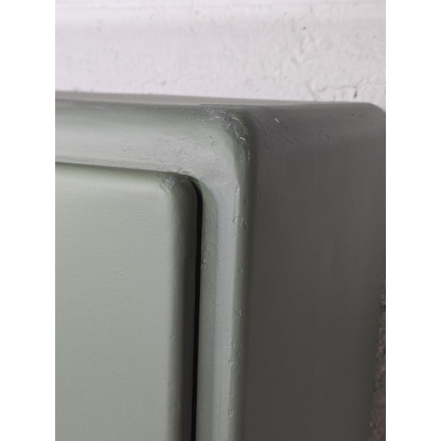 Vintage Metal Kitchen Cabinet with Rounded Edges, 1950s For Sale - Image 11 of 14