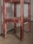Late 20th Century Distressed Red Wooden Shelf With Layered Patina For Sale - Image 5 of 5